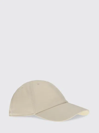 Fendi Cotton Baseball Cap With Embroidered Ff Monogram In Pattern
