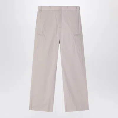 Fendi Cotton Blend Trousers In Pink