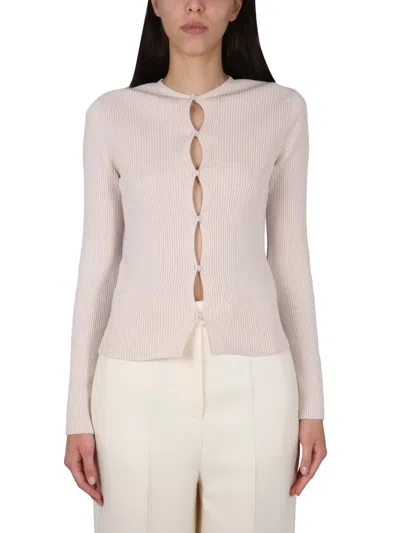 Fendi Cotton Cardigan In Multi