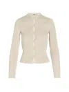 Fendi Cotton Cardigan In White