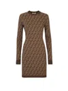 Fendi Ff Monogram Mini Dress