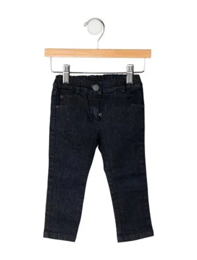 Pre-owned Fendi Babies' Cotton Five Pocket Denim Jeans In Blue