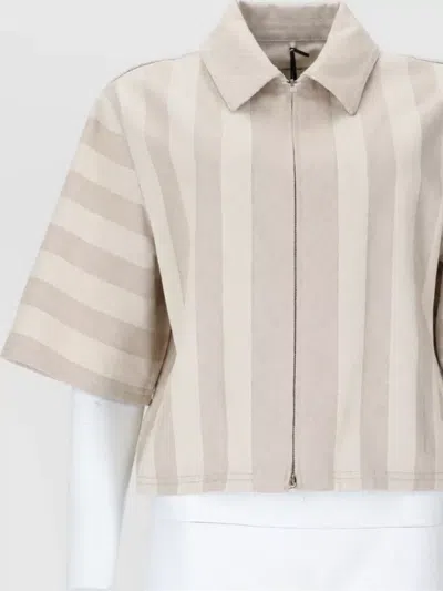 Fendi Cotton Jacket In White