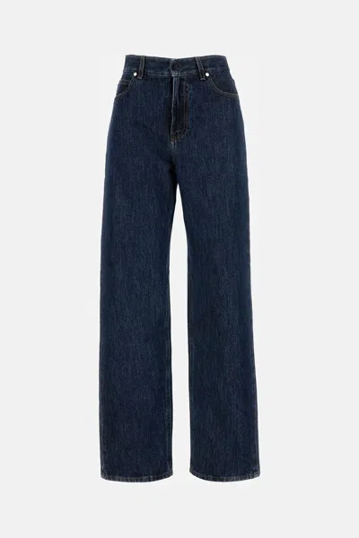 Fendi Cotton Jeans In Blue