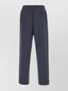 Fendi Cotton Joggers Elastic Waistband In Blue