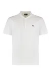 Fendi Cotton-piqué Polo Shirt In Brown