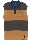 Fendi Cotton Polo Shirt In Brown