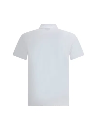 Fendi Cotton Polo Shirt In White