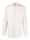 Fendi Cotton Shirt In Blanco