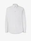 Fendi Regular Fit Cotton Shirt With Long Sleeves In White