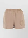 Fendi Cotton Shorts With Elastic Waistband And Side Pockets