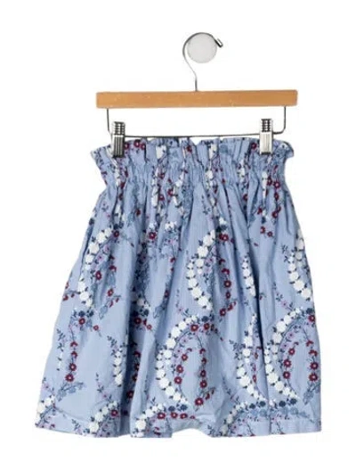 Pre-owned Fendi Kids' Cotton Skirt In Blue