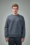 Fendi Cotton Crew Neck Sweatshirt In Grey