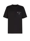 Fendi Logo-print Cotton T-shirt In Black
