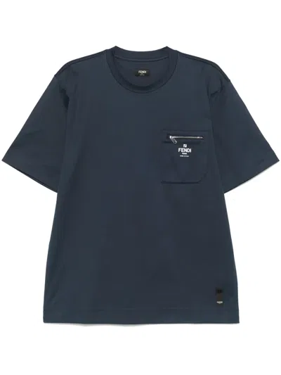 FENDI COTTON T-SHIRT
