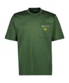 Fendi Logo Print Short-sleeved T-shirt In Green