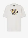 Fendi Roma 1925 Print Cotton T-shirt Clothing In White