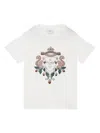 Fendi White T-shirt For Kids With Logo In White