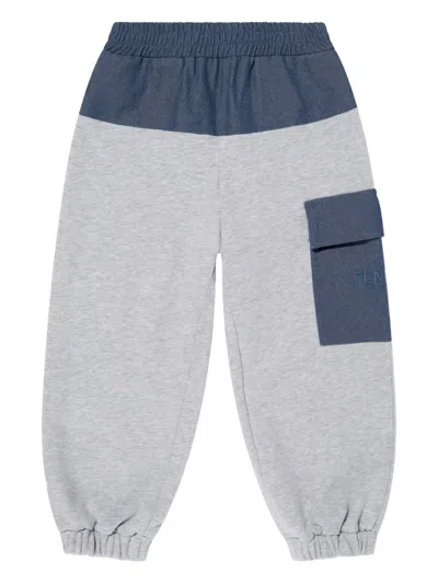 Fendi Kids' Cotton Track Pants