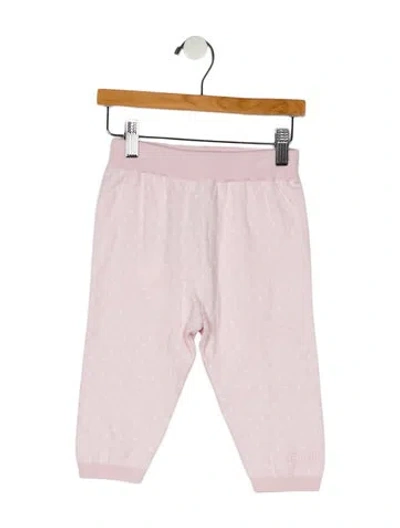Pre-owned Fendi Babies' Cotton-cashmere Leggings W/tags In Pink