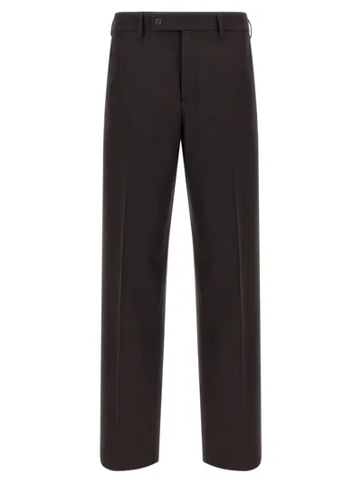 Fendi Crepe Pants. In Purple