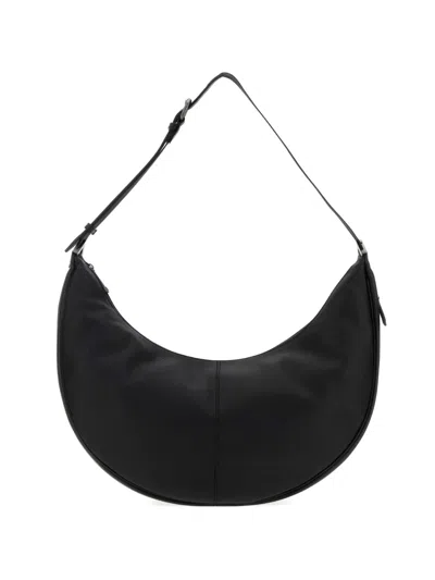 Fendi Crescent-shaped Shoulder Bag In Black