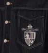Fendi Blue Jeans Jacket In Blue