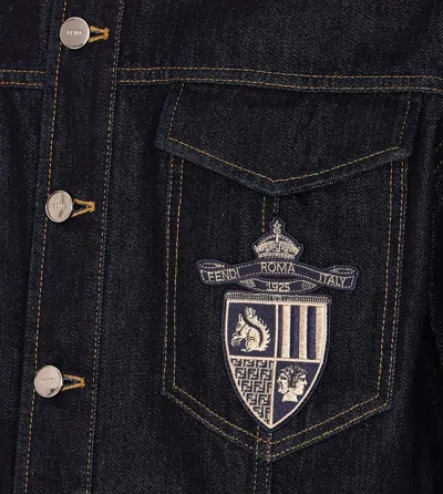 FENDI FENDI CREST DENIM JACKET
