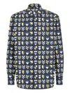 Fendi Shirt With Banners In Multi