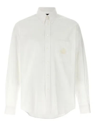 Fendi Crest Shirt Shirt And Blouse In White