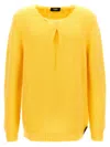 Fendi Mohair-blend Sweater In Yellow