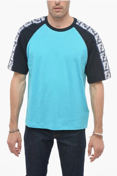 Fendi T-shirt In Blue
