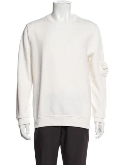 Pre-owned Fendi Crew Neck Long Sleeve Sweatshirt In Neutral