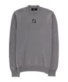 Fendi Crew Neck Pullover In Gray