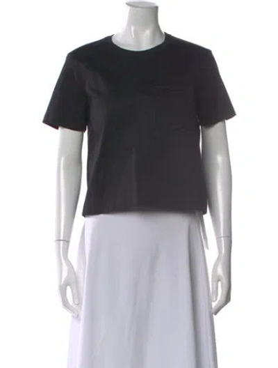 Pre-owned Fendi Crew Neck Short Sleeve T-shirt In Gray