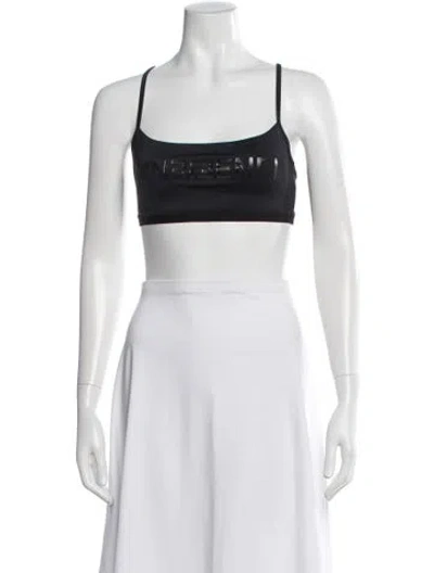 Pre-owned Fendi Crew Neck Sleeveless Sports Bra In Red