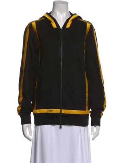 Pre-owned Fendi Crew Neck Sweater In Black
