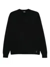 Fendi Ff-embossed Sweater In Black