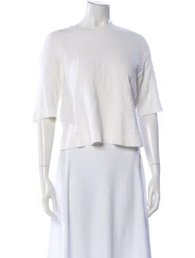 Pre-owned Fendi Crew Neck Sweater In Neutral
