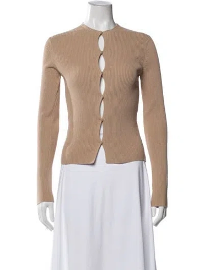 Pre-owned Fendi Crew Neck Sweater In Neutral
