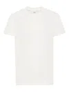 Fendi Logo-embroidered T-shirt In White