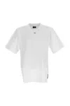 Fendi Ff-plaque Cotton T-shirt In White