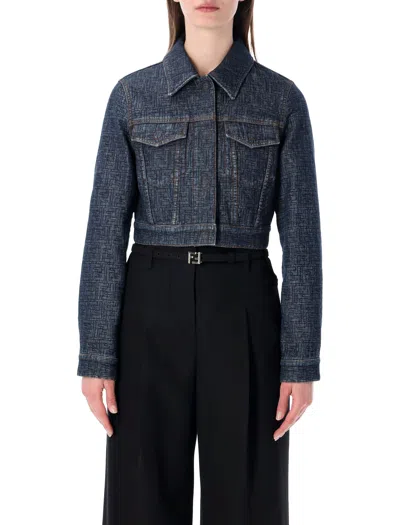 Fendi Brunello Cucinelli Striped Cotton T-shirt In Blue