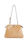 Fendi Women's Peekaboo Shoulder Bag In Brown