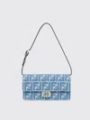 Fendi Crossbody Bags  Woman Color Gnawed Blue