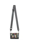 Fendi Compact Crossbody Bags Multicolor In Gray
