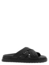 Fendi Crossed Band Slides