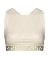 Fendi Crossover-strap Detail Top In Nude