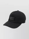 Fendi Curved Brim Structured Baseball Cap In Black