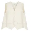 FENDI FENDI CUT-OUT DETAIL DECONSTRUCTED VEST